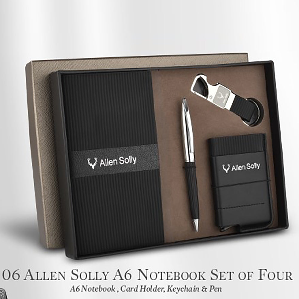 A6 Notebook, Card Holder, Keychain & Pen | Employee Joining Kit | Corporate Gifts | Festival Gifting | Ministry of Cakes