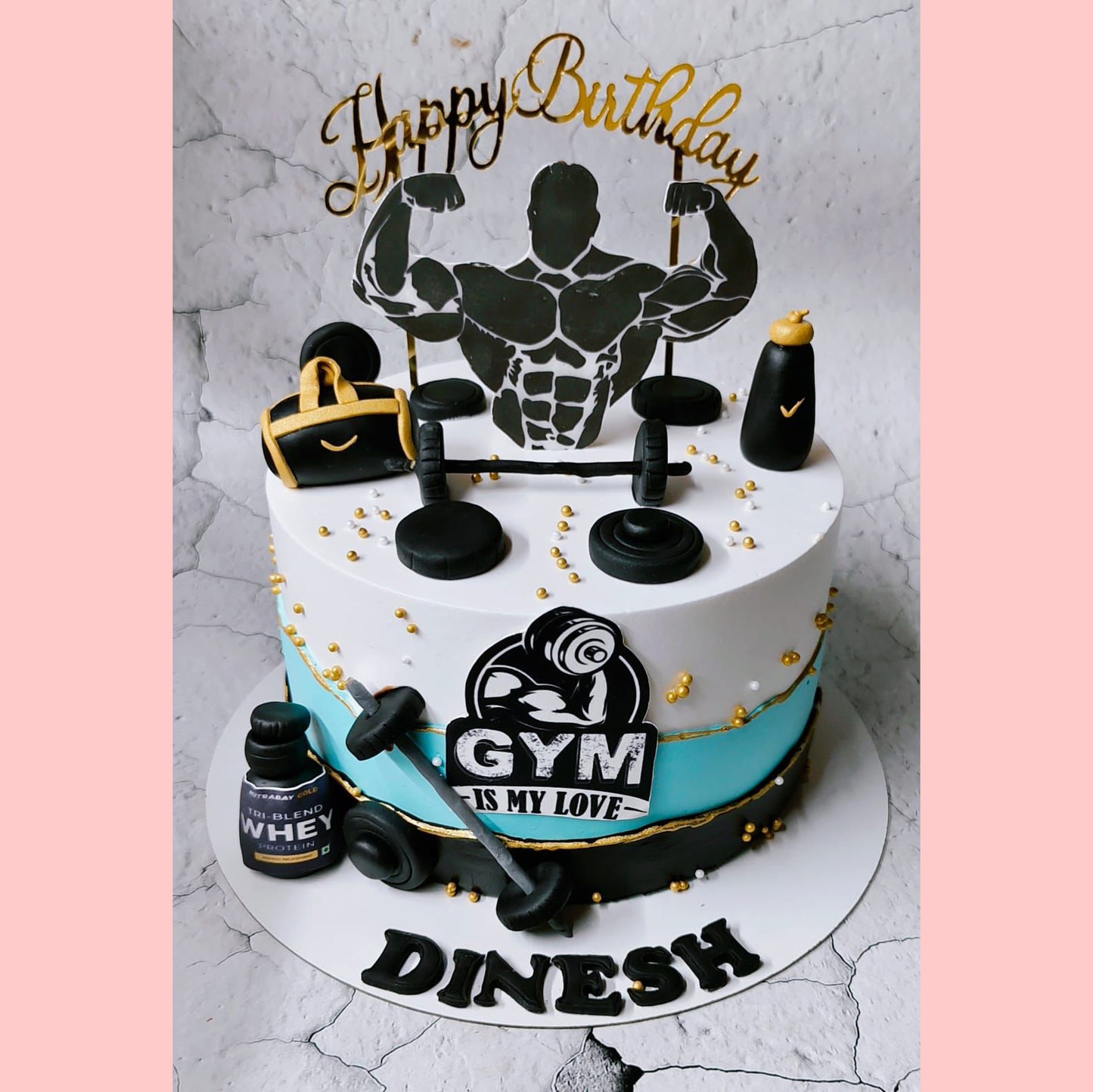 Gym Theme Designer Cake | Ministry of Cakes