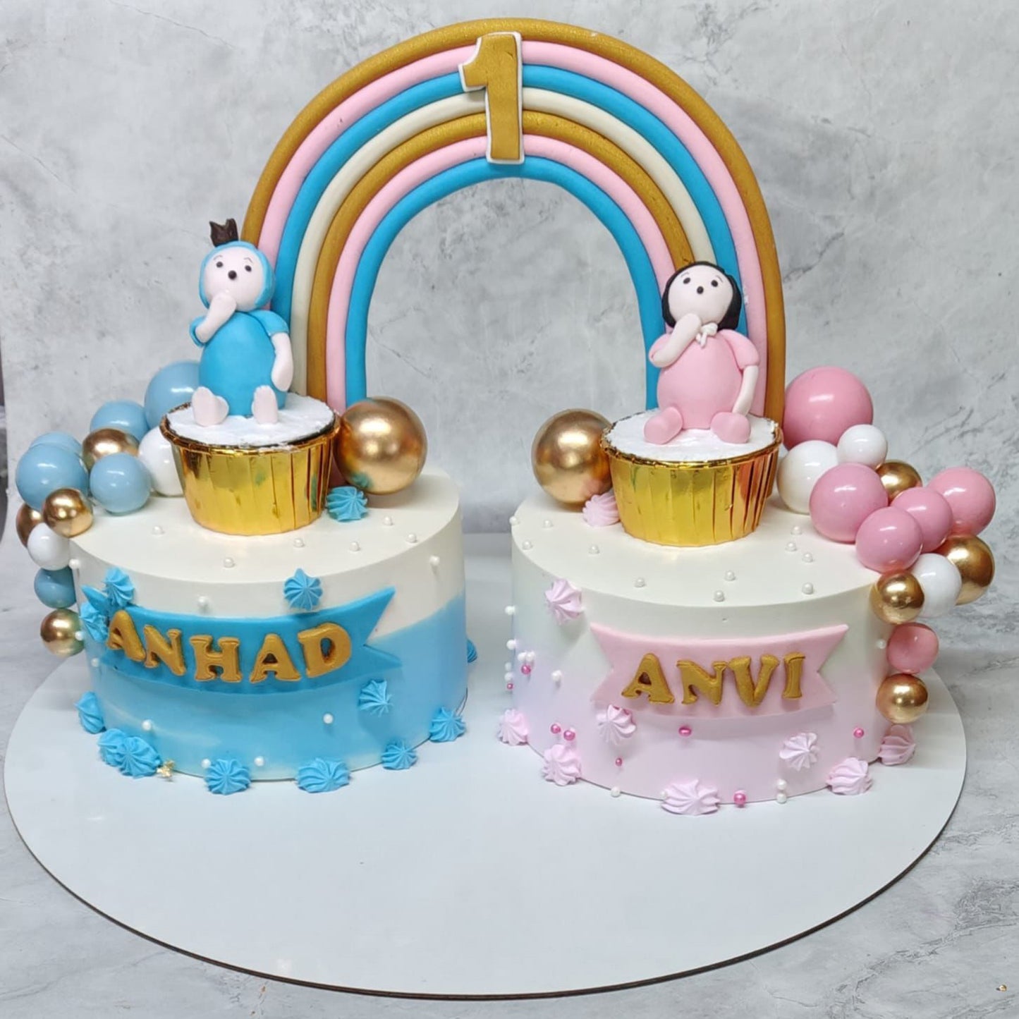Rainbow Birthday Designer Cake | Ministry of Cakes