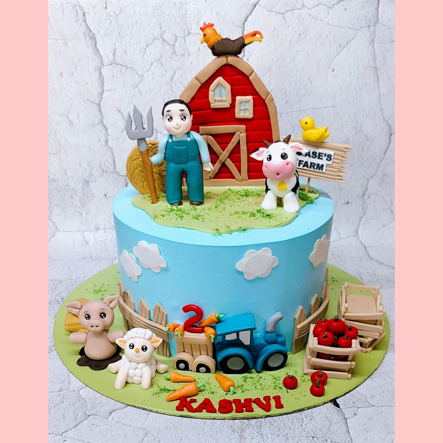Little Farmer's World Birthday Cake | Ministry of Cakes