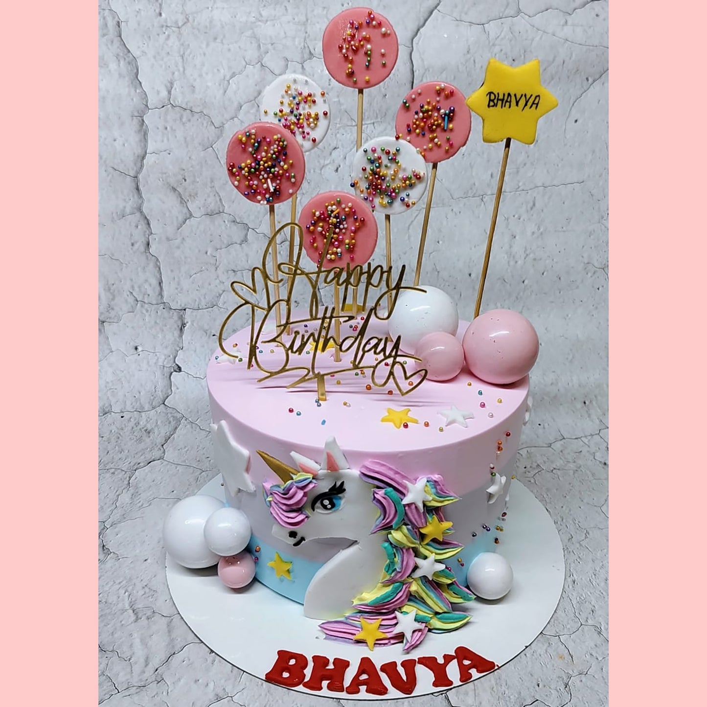 Girlish Unicorn Designer Cake – Magical Birthday Cake | Ministry of Cakes
