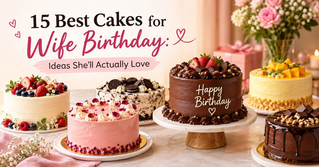 15 Best Cakes for Wife Birthday: Ideas She'll Actually Love
