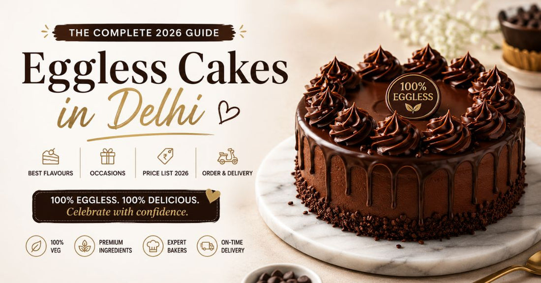 Best Eggless Cakes in Delhi: Complete Guide & Price List (2026)