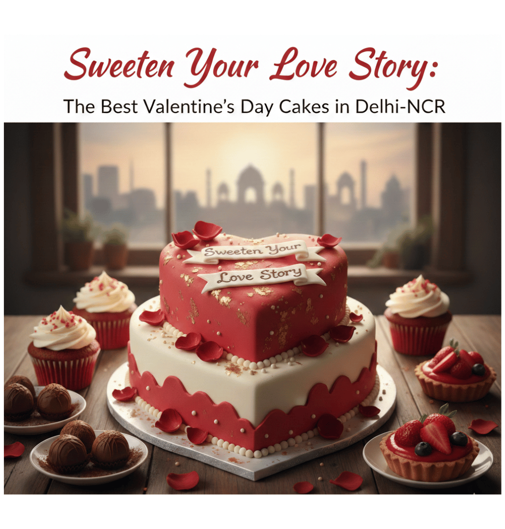 Sweeten Your Love Story: The Best Valentine’s Day Cakes in Delhi-NCR