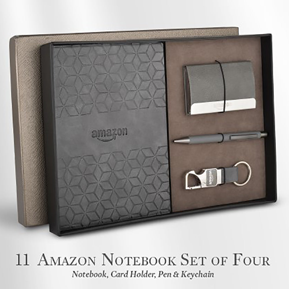 Notebook, Card Holder, Keychain & Pen | Employee Joining Kit | Corporate Gifts | Festival Gifting | Ministry of Cakes