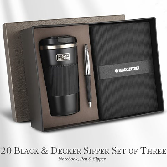 Notebook, Pen & Sipper Set | Corporate Gifts | Festival Gifting | Ministry of Cakes