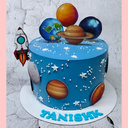 Galaxy Themed Designer Cake | Ministry of Cakes