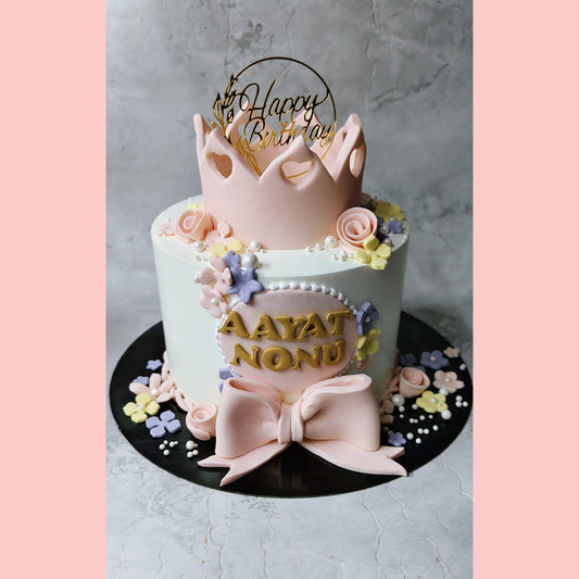 Crown & Tie Knot Theme Designer Cake | Ministry of Cakes