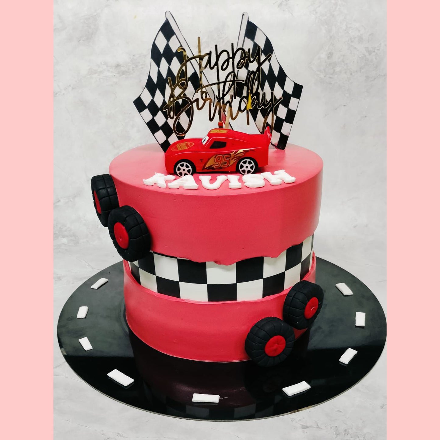 Car Racing Track Theme Birthday Designer Cake | Ministry of Cakes