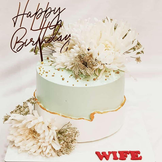 Elegant & Loving Birthday Designer Cake for Wife | Ministry of Cakes