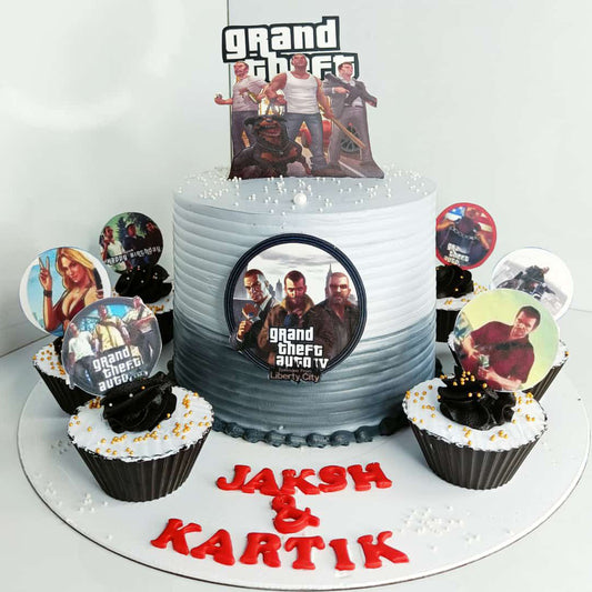 Grand Theft Auto Vice City Designer Cake | Ministry of Cakes