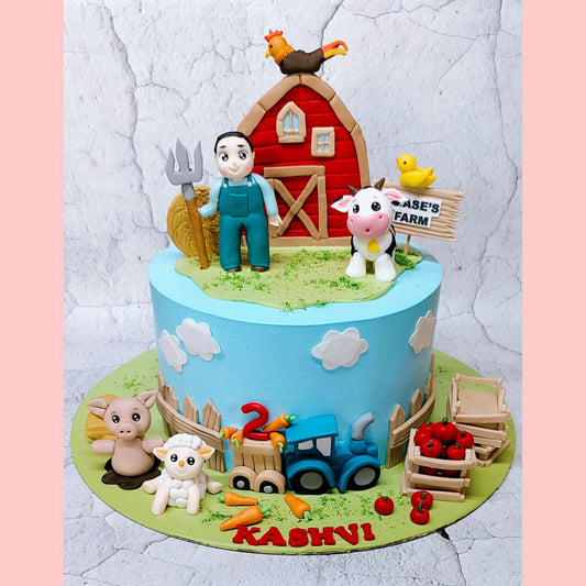 Little Farmer's World Birthday Cake | Ministry of Cakes