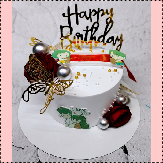 Forever Love Designer Cake | Ministry of Cakes