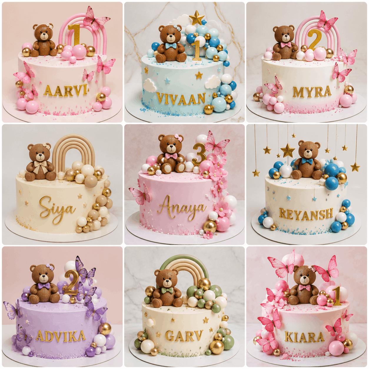 teddy theme cake online