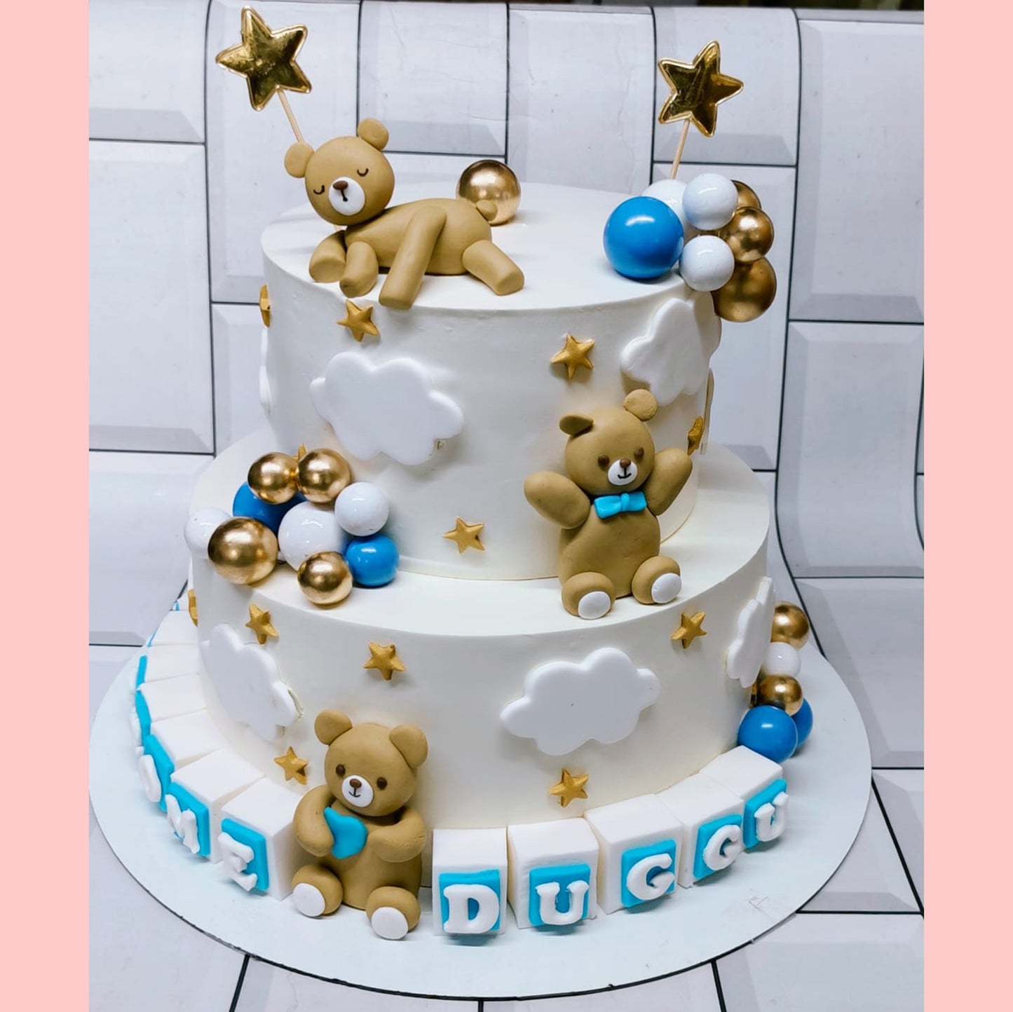 Teddy Designer Cake – Cute Teddy Theme Celebration Cake | Ministry of Cakes